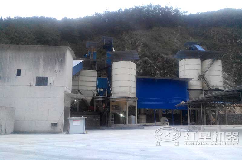 礦渣磨粉機(jī)車間現(xiàn)場