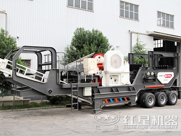 流動顎破石塊加工機(jī)